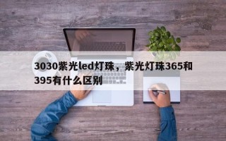 3030紫光led灯珠，紫光灯珠365和395有什么区别