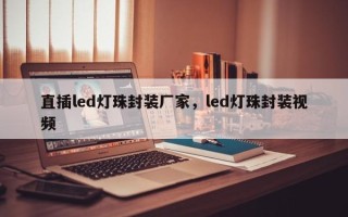 直插led灯珠封装厂家，led灯珠封装视频
