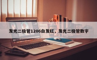 发光二极管1206白发红，发光二极管数字