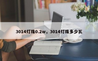 3014灯珠0.2w，3014灯珠多少瓦