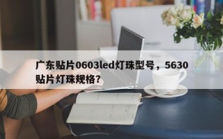 广东贴片0603led灯珠型号，5630贴片灯珠规格？