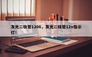 发光二极管1206，发光二极管12v指示灯！