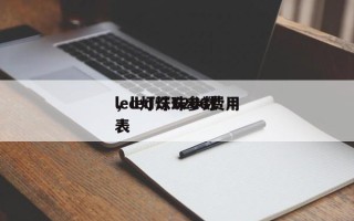 led灯珠1206费用
，led灯珠参数表