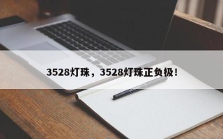 3528灯珠，3528灯珠正负极！