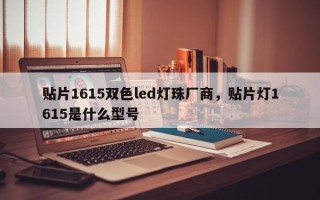 贴片1615双色led灯珠厂商，贴片灯1615是什么型号