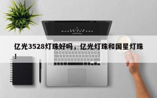 亿光3528灯珠好吗，亿光灯珠和国星灯珠！