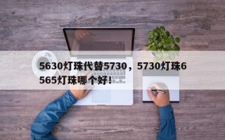 5630灯珠代替5730，5730灯珠6565灯珠哪个好！